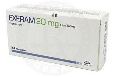 EXERAM 20 MG 84 FILM TABLET