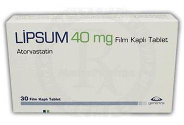 LIPSUM 40 MG 30 FILM KAPLI TABLET