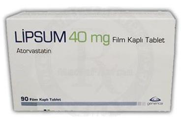 LIPSUM 40 MG 90 FILM KAPLI TABLET