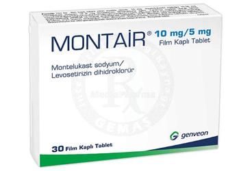 MONTAIR 10 MG/5 MG FILM KAPLI TABLET (30 TABLET)
