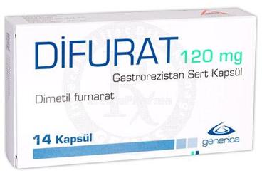 DIFURAT 120 MG GASTROREZISTAN SERT KAPSUL (14 KAPSUL)