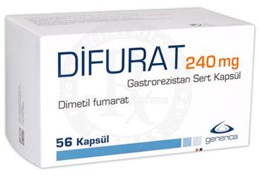 DIFURAT 240 MG GASTROREZISTAN SERT KAPSUL (56 KAPSUL)