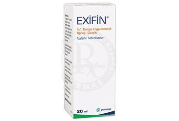 EXIFIN %1 DERIYE UYGULANACAK SPREY, COZELTI (20 ML)