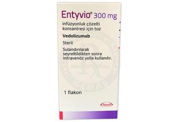 ENTYVIO 300 MG INFUZYONLUK COZELTI KONSANTRESI ICIN TOZ (1 FLAKON)