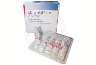 EBRANTIL 25 MG IV ENJEKSIYONLUK COZELTI ICEREN 5 AMPUL