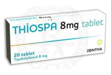 THIOSPA 8 MG 20 TABLET