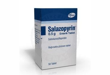 SALAZOPYRIN-EN 500 MG 50 TABLET
