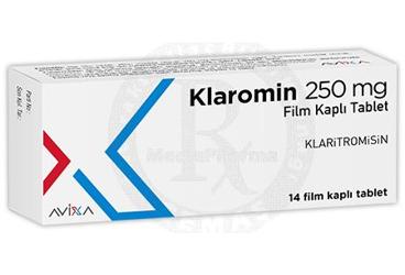 KLAROMIN 250 MG 14 TABLET