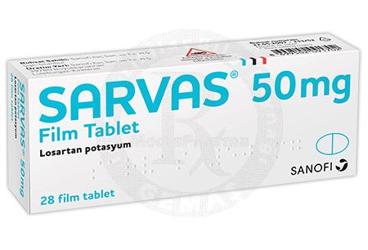SARVAS 50 MG 28 FILM TABLET