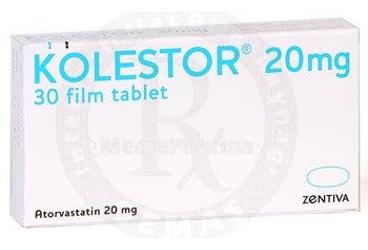 KOLESTOR 20 MG 30 FILM TABLET