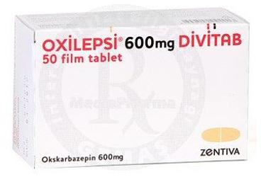 OXILEPSI 600 MG DIVITAB 50 FILM TABLET