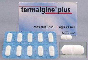 TERMALGINE PLUS 500 MG 20 TABLET