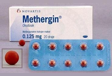 METHERGIN   0,125 MG 20 DRAJE
