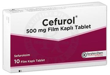CEFUROL 500 MG FILM KAPLI TABLET