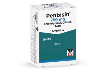 PENBISIN 250 MG ENJEKSIYONLUK COZELI TOZU (1 FLAKON)