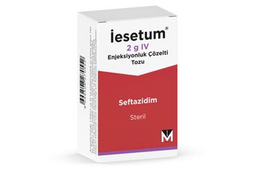 IESETUM 2 G IV ENJEKSIYONLUK COZELTI TOZU (1 FLAKON)