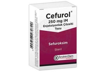 CEFUROL 250 MG IM ENJEKSIYONLUK COZELTI TOZU