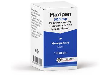 MAXIPEN 500 MG IV ENJEKSIYON VE INFUZYON ICIN TOZ ICEREN 1 FLAKON