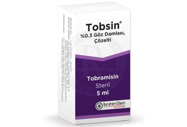 TOBSIN % 0,3 GOZ DAMLASI, COZELTI