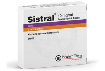 SISTRAL 10 MG/ML ENJEKSIYONLUK COZELTI  6 AMPUL