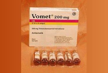VOMET 2 ML 200 MG 6 AMPUL