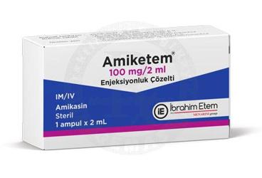 AMIKETEM 100 MG/2 ML ENJEKSIYONLUK COZELTI