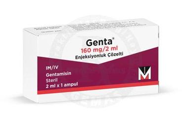 GENTA 160 MG/2 ML ENJEKSIYONLUK COZELTI