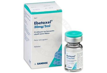 EBETAXEL EBEWE 30MG/5ML IV INFUZYON ICIN KONS. COZELTI ICEREN FLAKON
