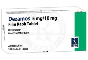 DEZAMOS 5 MG/10 MG FILM KAPLI TABLET (30 TABLET)