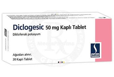 DICLOGESIC 50 MG KAPLI TABLET (20 TABLET)
