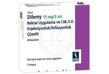 DILEMY 15 MG/3 ML IM/IV ENJEKSIYONLUK/INFUZYONLUK COZELTI (5 AMPUL)
