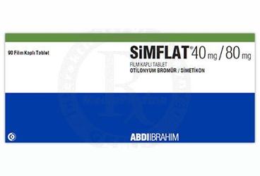SIMFLAT 40MG/80MG FILM KAPLI TABLET 90 TABLET