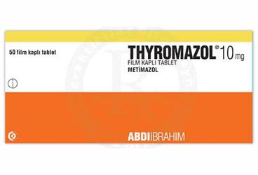 THYROMAZOL 10 MG FILM KAPLI TABLET (50 TABLET)