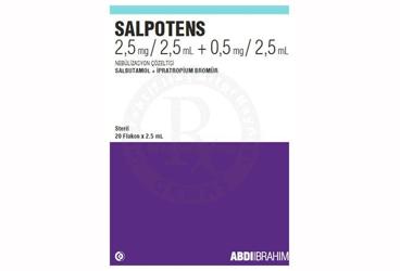 IBISCON 2,5 MG/2,5 ML+ 0,5 MG/2,5 ML NEBULIZASYON COZELTISI (20 ADET)
