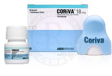 CORIVA 18 MCG INHALASYON TOZU, SERT KAPSUL (30 KAPSUL)