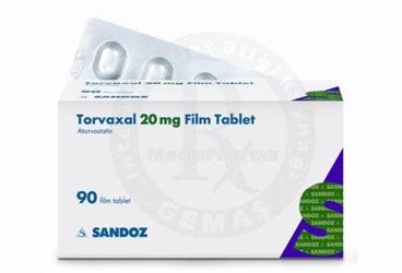 TORVAXAL 20 MG 90 FILM TABLET