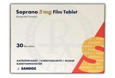 SOPRANO 5 MG 30 FILM TABLET