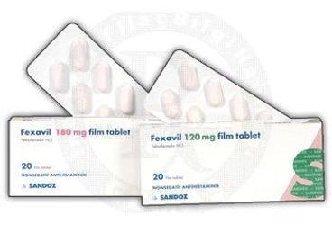 FEXAVIL 120 MG 20 FILM TABLET