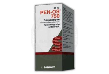 PEN-OS 750 MG 80 ML SURUP