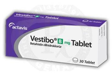 VESTIBO 8 MG 30 TABLET