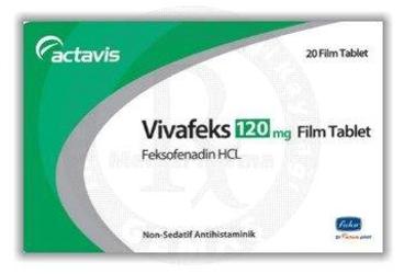 VIVAFEKS 120 MG 20 FILM TABLET