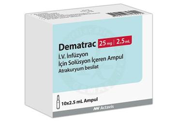 DEMATRAC 25 MG /2,5 ML IV INFUZYON ICIN SOLUSYON ICEREN 10 AMPUL