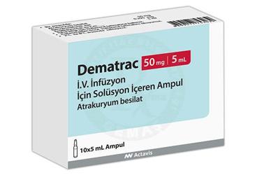DEMATRAC 50 MG /5 ML IV INFUZYON ICIN SOLUSYON ICEREN 10 AMPUL