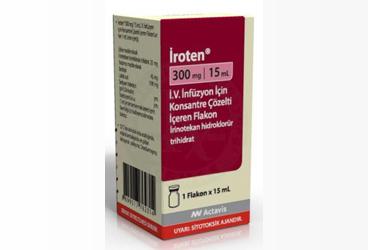 IROTEN 300 MG/15 ML IV INFUZYON ICIN KONSANTRE COZELTI ICEREN FLAKON