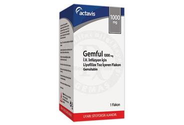 GEMFUL 1000 MG IV INF.SOL. ICIN LIYOFILIZE TOZ ICEREN FLAKON