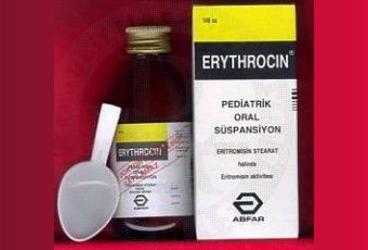 ERYTHROCIN 100 MG 100 ML SUSPANSIYON