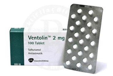 VENTOLIN 2 MG 100 TABLET