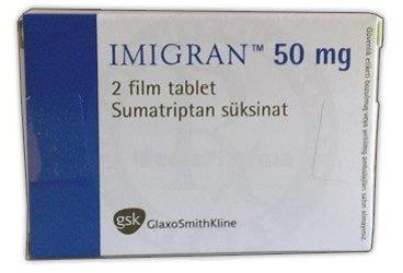 IMIGRAN 50 MG 2 TABLET
