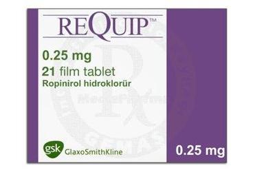 REQUIP 0,25 MG 21 FILM TABLET