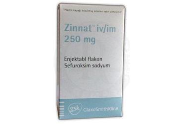 ZINNAT 250 MG 1 FLAKON